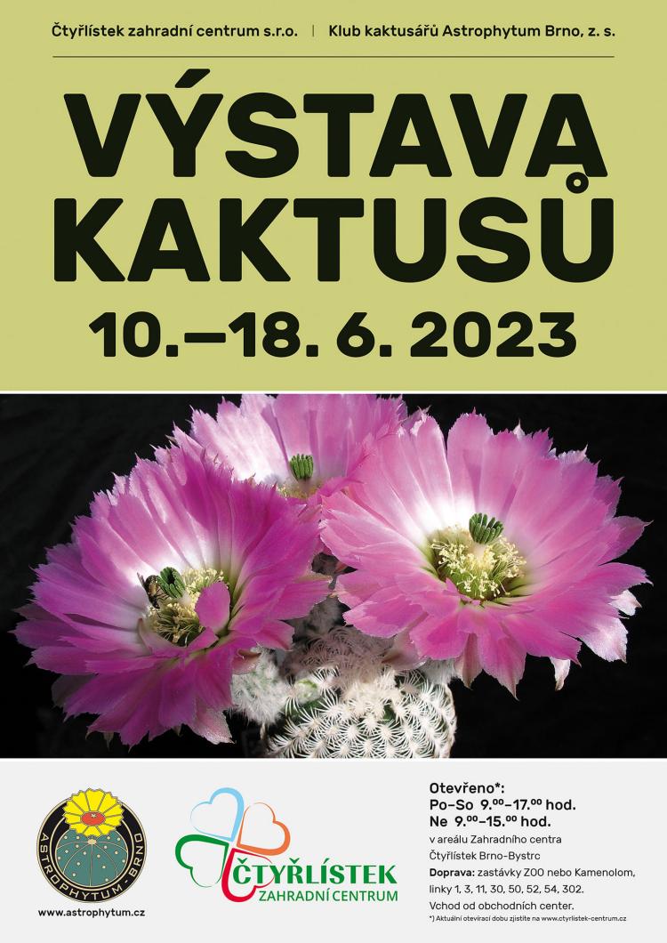 Výstava kaktusů Brno 2023